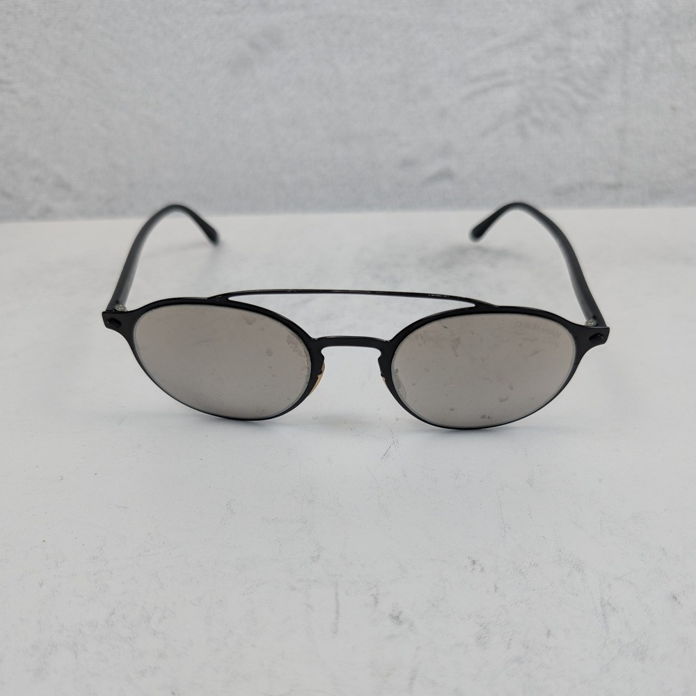 Giorgio Armani Sunglasses Adult OS Black AR6041 Frame Only Italy Mirror Lens Y2K